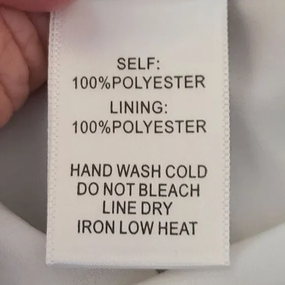 LULU"S Seeing Chic Blue and Ivory Print Skater Dress Womens  S NWT Style 338362 - Picture 16 of 16